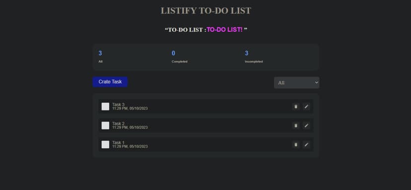 todo list website